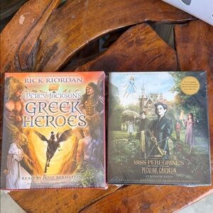 Percy Jackson's Greek Heroes and Miss Peregrine's Peculiar Children Audiobooks